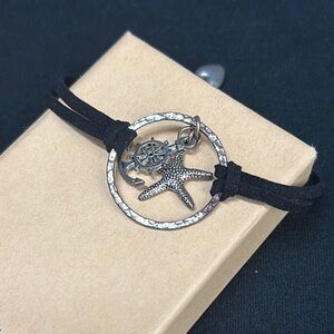 Nautical Silver Starfish Bracelet
